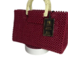 Red wine pearl bag