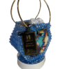 Sea-blue pearl bag